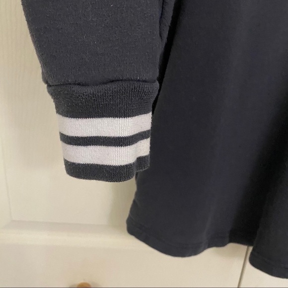 Victorias Secret Pink Logo Snap Up Gray Sweatshirt - Picture 5 of 9